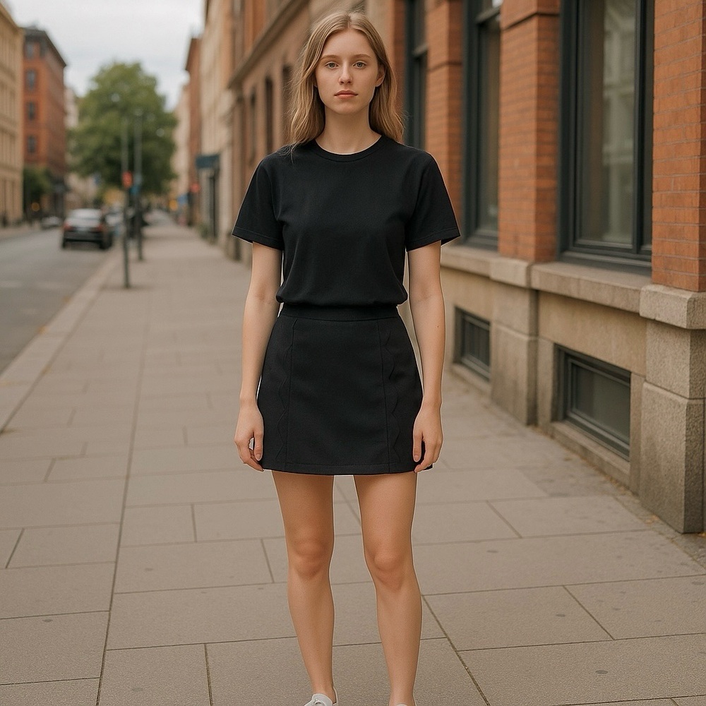 🤑 5/$25 Topshop Ribbed Black Mini Skirt